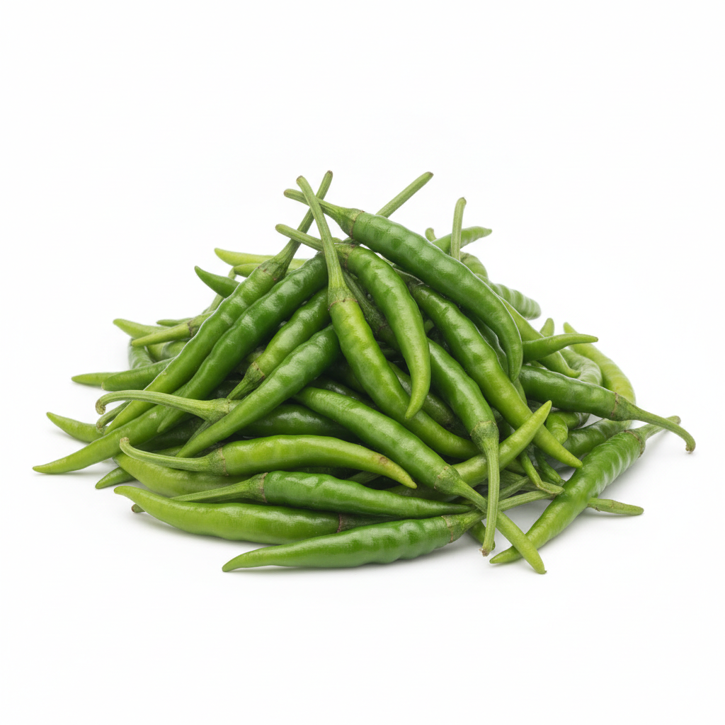 Green Chilli Thin (Mirchi Barik)