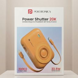 Portronics Power Shutter 20k Wireless Powerbank