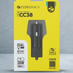 Zebronics 38w CC38 Car Charger