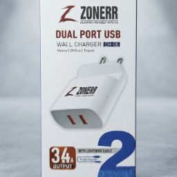 Zonerr CH05 Dual USB 3.4A Charger