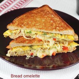 Bread omelette