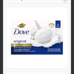 Dove soap