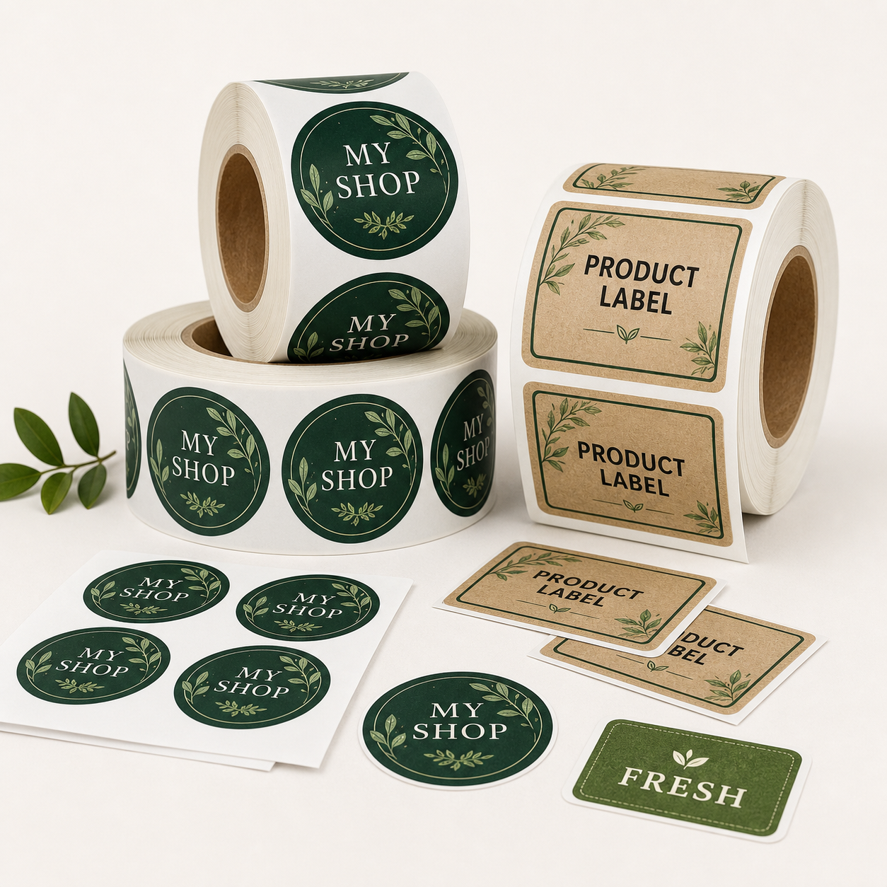 Shop Logo Stickers 250 pcs