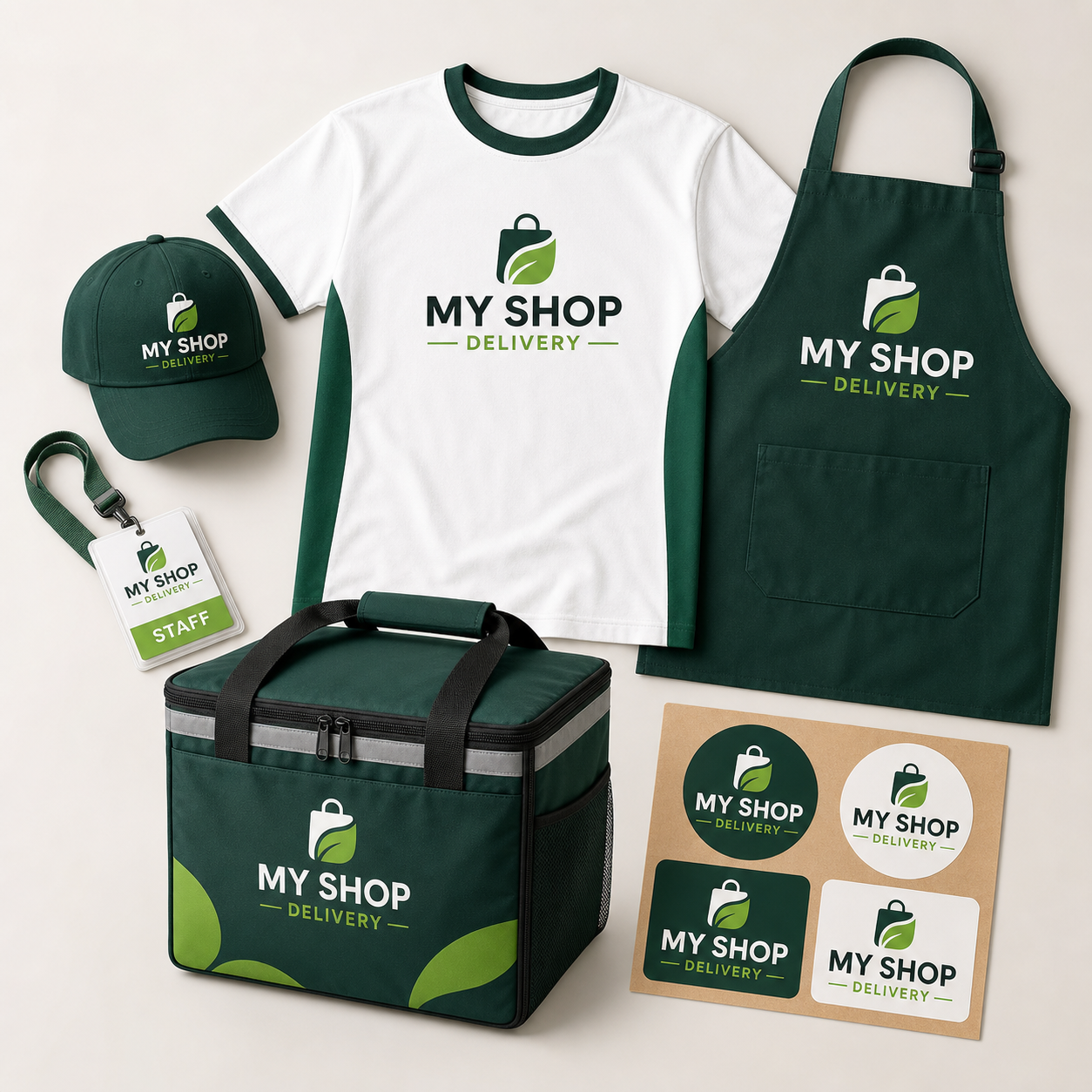Staff and Delivery Branding Kit