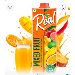 Real mixsd fruit juice in 1L