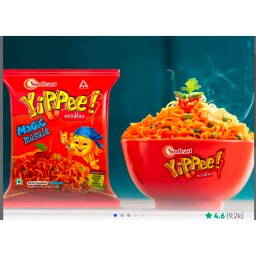 Yippee noodles in 60g