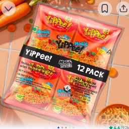 Yippee noodles mega pack 12pcs